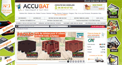 Desktop Screenshot of accubat.fr