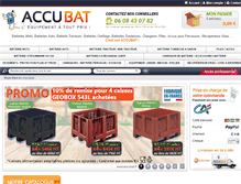Tablet Screenshot of accubat.fr